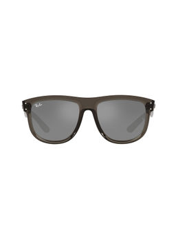 Ray-Ban - Reverse Collection - Transparent Dark Sunglasses ( 0RBR0501S6707GS56 - Lens )