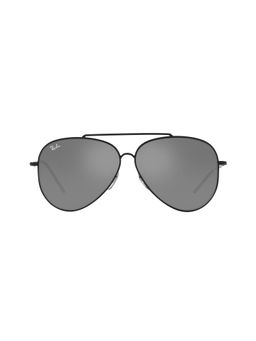 Ray-Ban - Reverse Collection - Black Sunglasses ( 0RBR0101S002-GS59 - Pilot - Black - Grey Lens )