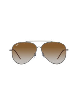 Ray-Ban - Reverse Collection - Gunmetal Sunglasses ( 0RBR0101S004-CB59 Pilot Gunmetal - Lens )