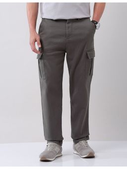 AD By Arvind - Grey Urban Pause Relaxed Tapered Cargo