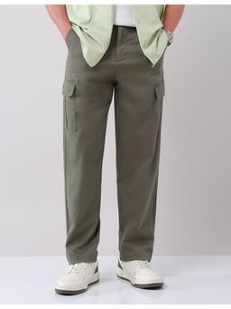 AD By Arvind - Green Urban Pause Relaxed Tapered Cargo