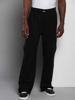 Calvin Klein - Black Relaxed Fit Solid Mid Rise Cargo