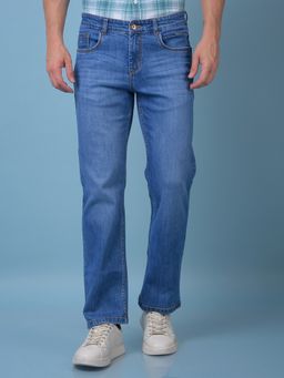 CRIMSOUNE CLUB - Men's Blue Baggy Jeans