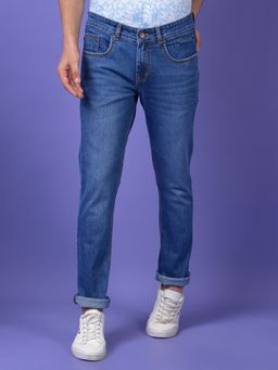 CRIMSOUNE CLUB - Men's Blue Jeans