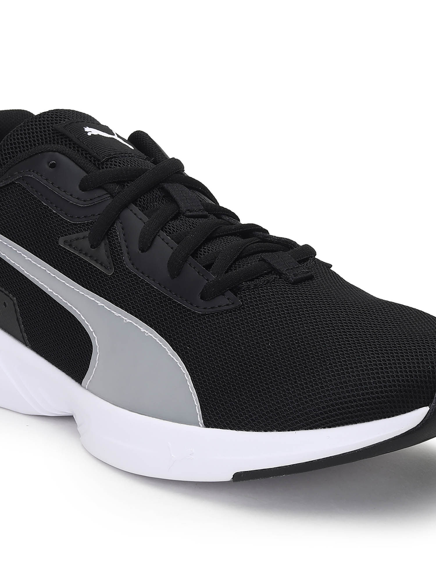 Buy Puma Black Space Runner Sneakers 
