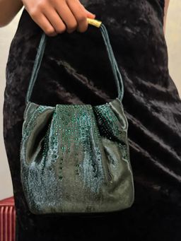 ETCETERA - Symphony Satin Forest Shimmer Mini Batuas