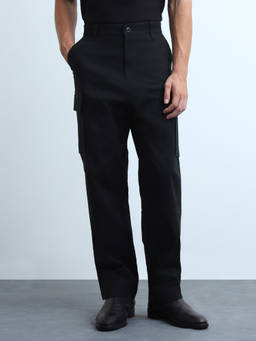 Flying Machine - Men's Cobain Loose Fit Mid Rise Cargo Trouser