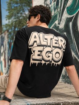 MANIAC - Men Alter Ego Printed Round Neck T-Shirt