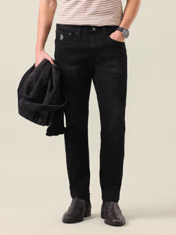 U.S. Polo Assn. Denim Co. - Men's Brandon Straight Fit Black Jeans