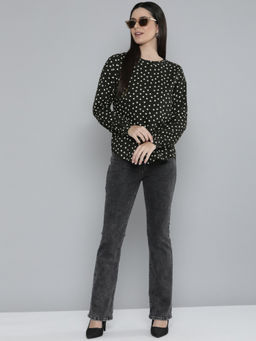 Levi's - Women's Polka Dot Round Neck Top