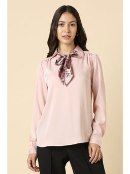 Allen Solly - Women Pink Solid Formal Top