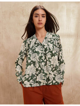 U.S. POLO ASSN. - Floral Printed Relaxed Fit Top