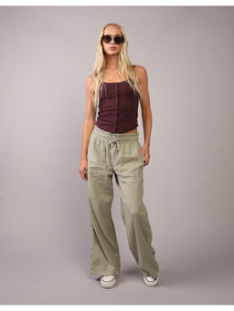 American Eagle - Women Burgundy Tank Top