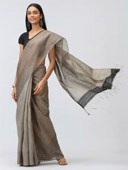 Fabindia - Silk Woven Jamdani Sequin Sari