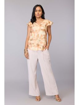 TAMISKA BY NARENDRA KUMAR - Golden Hour Ruffle Top