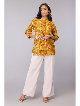 TAMISKA BY NARENDRA KUMAR - Radiant Yellow Floral Top