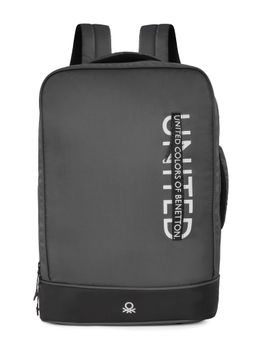 United Colors of Benetton - Lennox Unisex Laptop Backpack (15.6 Inch) - Grey (M)