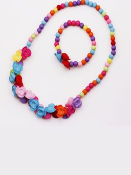 EL REGALO - Christmas Jewellery for Kids Girls Multi Color (Set of 2)