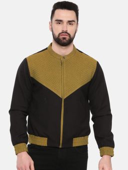 MAYANK MODI - Black Cotton Linen Jacket