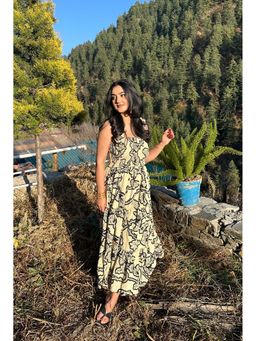 HOUSE OF SAL - Women Multi-Color Polyester Printed Dress