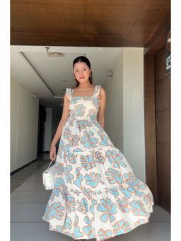 HOUSE OF SAL - Women Multi-Color Polyester Printed Dress