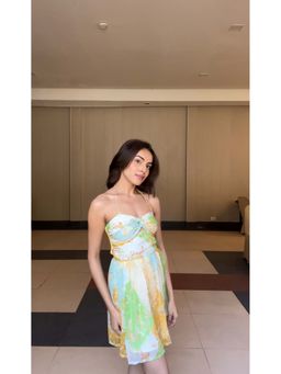 HOUSE OF SAL - Women Multi-Color Polyester Printed Dress