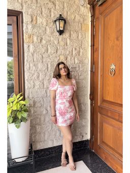 HOUSE OF SAL - Women Multi-Color Cotton Printed Dress