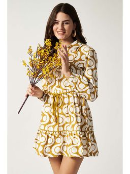 HOUSE OF SAL - Women Multi-Color Cotton Printed Dress