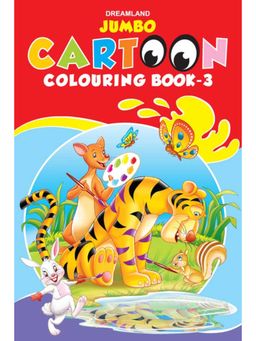 Dreamland - Jumbo Cartoon Book 3 Children Drawing, Painting & Colouring Book