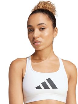 adidas - PWRCT BL BRA Women White Sports Racerback Bra