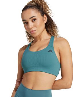 adidas - PWI RIB MS Women Green Sports Bra