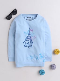 3PIN - Blue Boys Printed Crew Neck T-Shirt