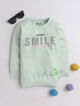 3PIN - Green Boys Printed Crew Neck T-Shirt