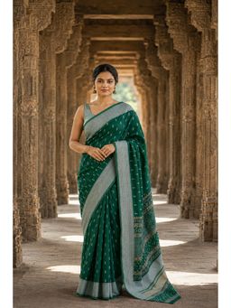 AMRUTKALA SAREES - Soft Green Woven Designer Banarasi Silk Kanjivaram Saree