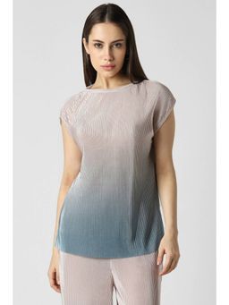 Van Heusen - Women Polyester Ombre Regular Fit Multi-Color Top