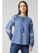 Blue color option, Sold out, Currently selected