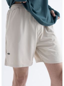 STRCH - Nylon Men Quick Dry Workout Beige Shorts