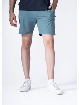 STRCH - Men Double Layered Active Fit Green Short