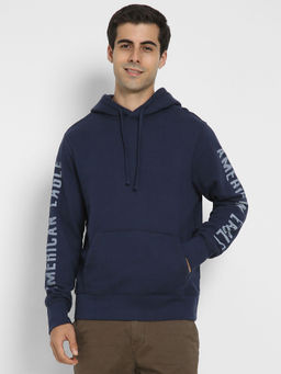 American Eagle - Men's Navy Blue Pullover Hoodie