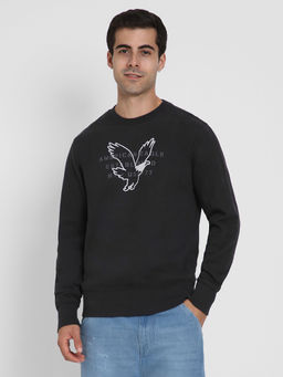 American Eagle - Men's Black Icon Sweatshirt