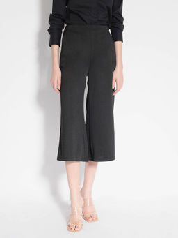 RAREISM - Women Shoyo Solid Black Trouser