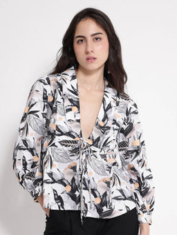 RAREISM - Women Stevieo Floral Printed Multi-Color Top