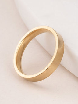 Palmonas - Waterproof and Anti-Tarnish Vintage Gold Band Ring for Men