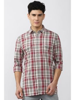 Peter England - Men Super Slim Fit Casual Shirt