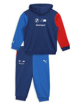 Puma - Bmw Mms Essentials Jog Toddler Boys Blue Jogger Suit (Set of 2)