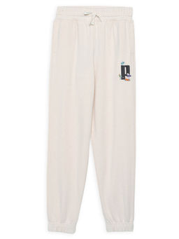 Puma - X The Smurfs Boys Off-White Knitted Joggers