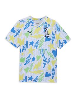 Puma - Neymar Jr Ins. Boys Multi-Color Football Jersey
