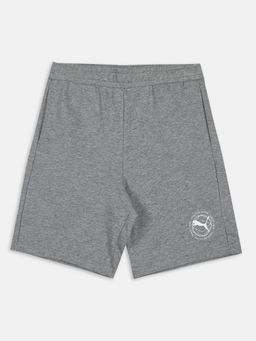 Puma - Active Sports Boys Grey Knitted Shorts