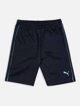 Puma - Kids Solid Ii Boys Blue Knitted Shorts