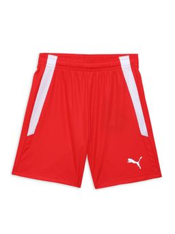 Puma - Team Liga Boys Red Knitted Shorts
